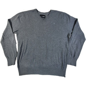 Hurley Gray Knit Long Sleeve Men's Sweater SZ XL
